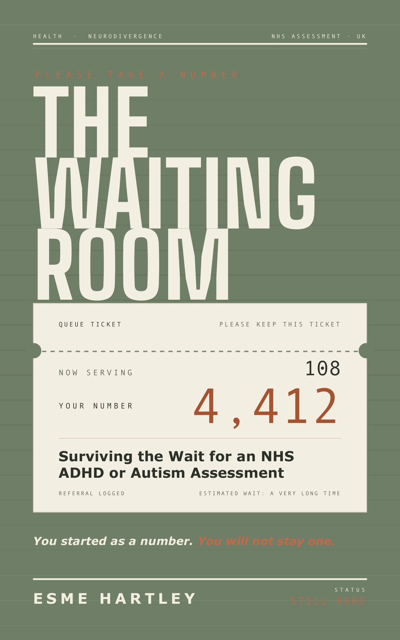 The Waiting Room: Surviving the Wait for an NHS ADHD or Autism Assessment